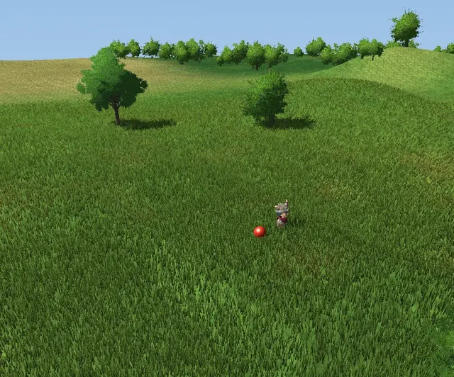 FMeX : paysage de collines et d'arbres